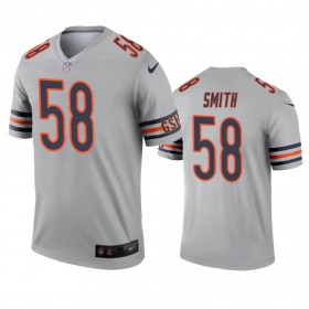 Tröjor Chicago Bears Roquan Smith 58 Silver Inverted Legend - Män